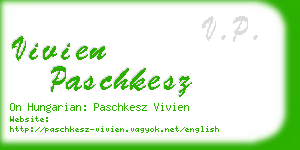 vivien paschkesz business card